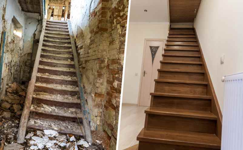 Comment rénover un escalier en bois ancien et vernis ? Cacem