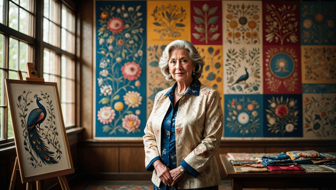 Celebrating six decades of Marthe Armitage's extraordinary designs for wallpaper and textiles
