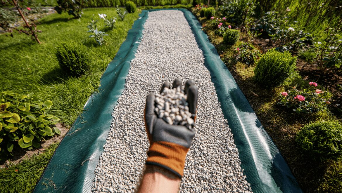 Comment poser du gravier avec géotextile correctement ?