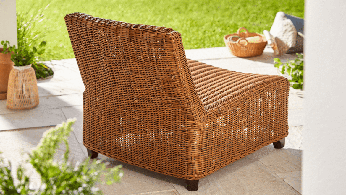 an outdoor dining table