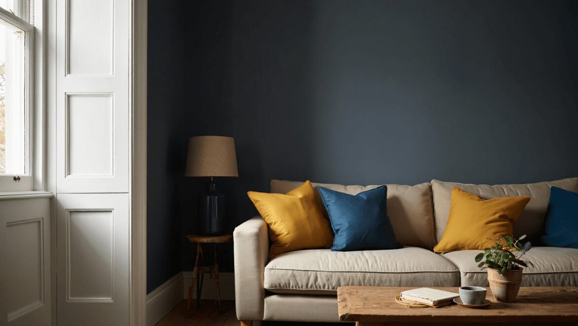 I ignored the warnings about using dark colours in small spaces and it paid off
