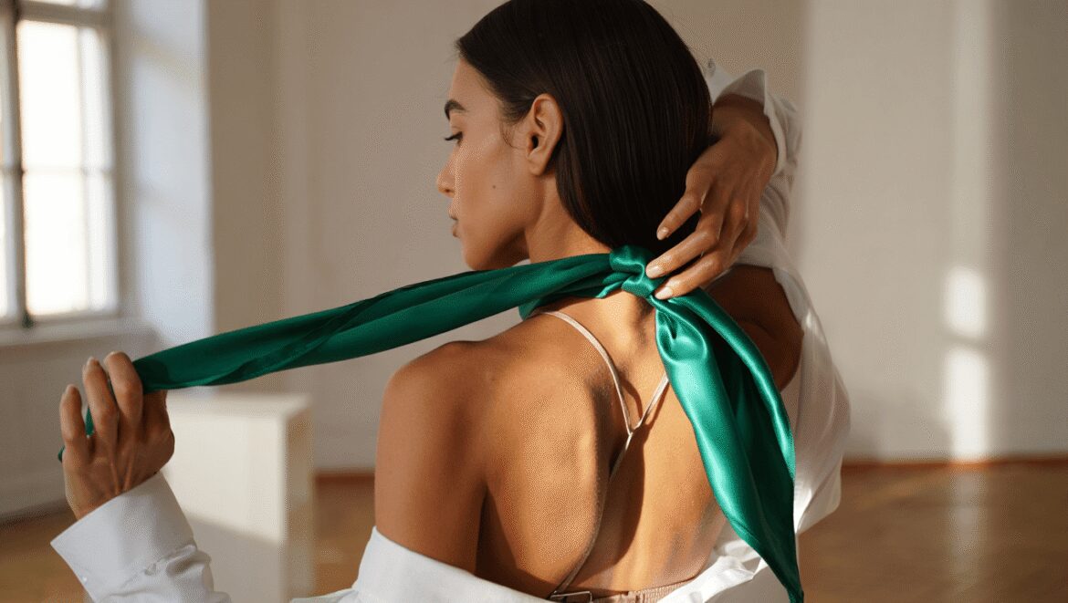 Foulard en top sans couture : le secret pour un dos-nu élégant
en 30 secondes