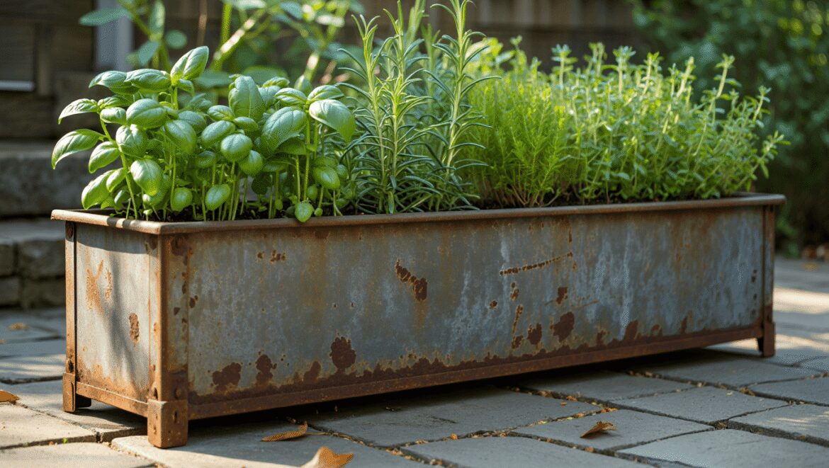 IKEA's $25 Metal Planter Gives Any Patio Instant Cottage Garden Charm – And It's Big Enough for a Whole Herb Garden