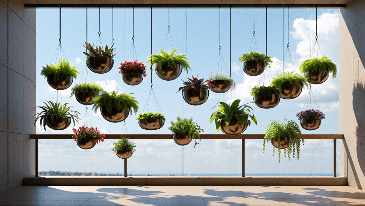 The Cut hanging basket planters hero image