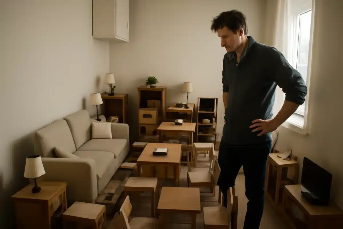 Faut-il miniaturiser les éléments pour tout faire rentrer ? — Réduire à tout prix la taille des éléments ne donne pas l’illusion d’un espace plus grand. Les petites pièces en trop grand nombre renforcent l’impression d’un lieu encombré. Une stratégie plus