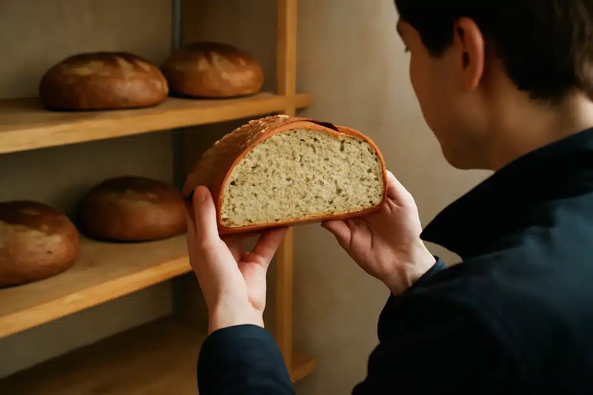 Comment détecter un pain qui se conservera bien? — Un bon point de départ consiste à observer la structure de la mie et la nature de la croûte. Une mie dense et légèrement humide annonce souvent une meilleure tenue dans le