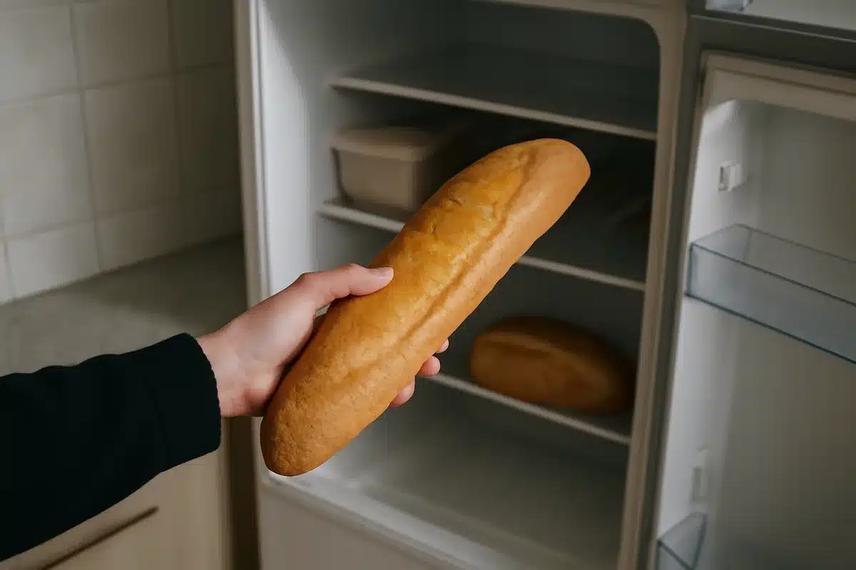 Faut-il conserver le pain au réfrigérateur? — La tentation de mettre le pain au frigo est compréhensible, mais ce choix modifie la texture en accélérant le rassissement. Les basses températures transforment l'amidon et rendent la mie plus ferme et moins agréable