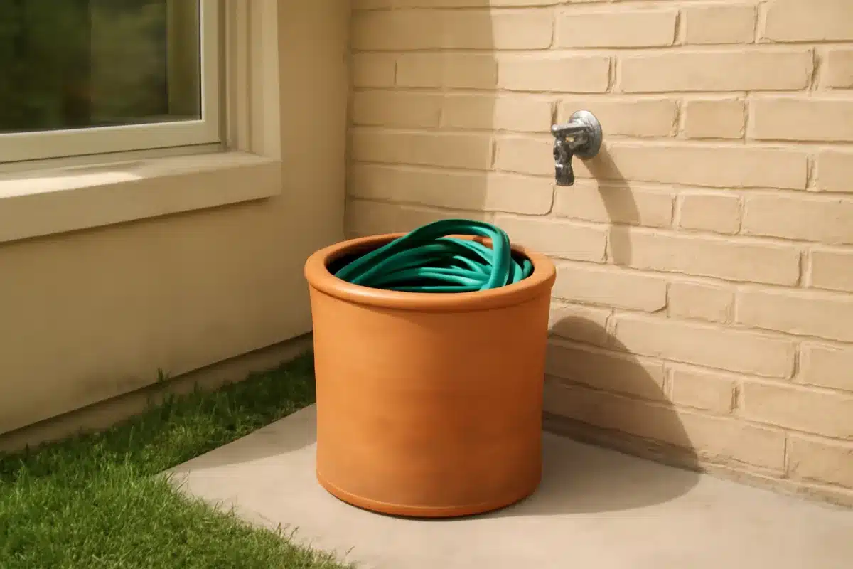Pourquoi adopter un pot pour tuyau d’arrosage ? — Un pot bien choisi transforme un élément utilitaire en accessoire décoratif. Il évite les enchevêtrements et les risques d’usure liés à l’exposition au soleil ou au gel. En ajoutant un rangement dédié,