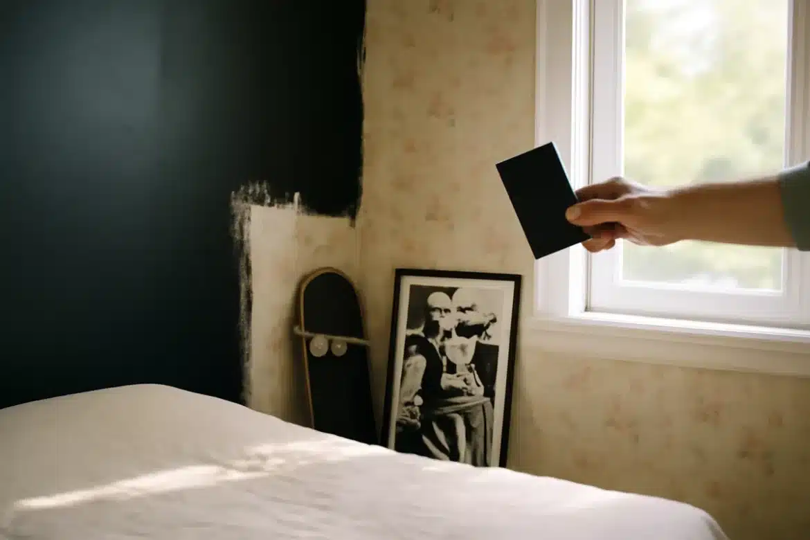 Que faire si mon fils veut peindre sa chambre en noir ?