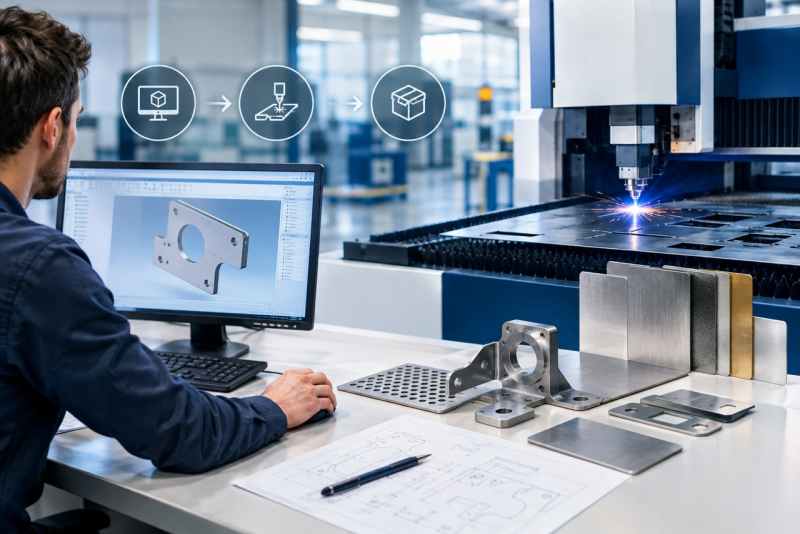 Technologies laser : le guide technique pour concevoir vos composants métalliques CACE Maison