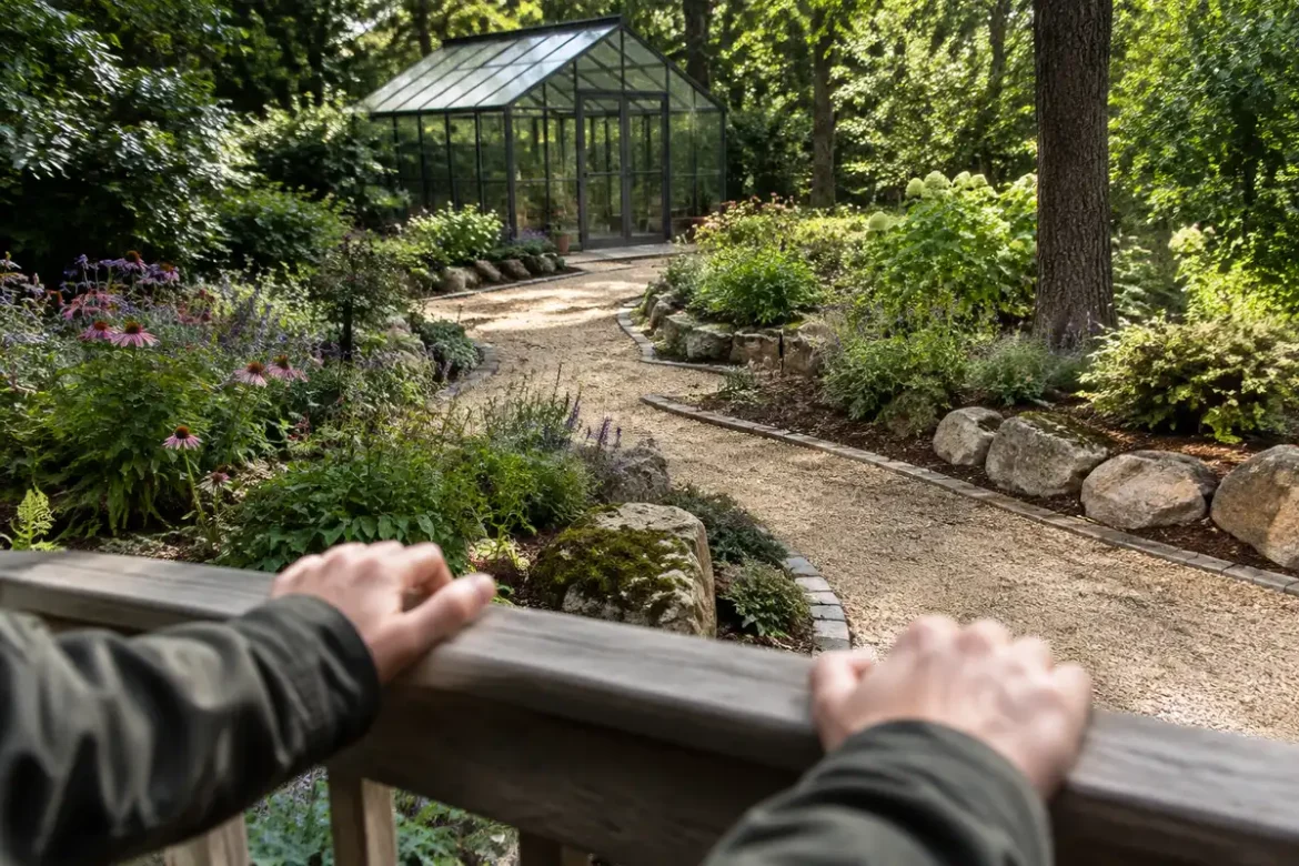 Comment créer un jardin à l'italienne en Illinois qui s'intègre au paysage boisé ?