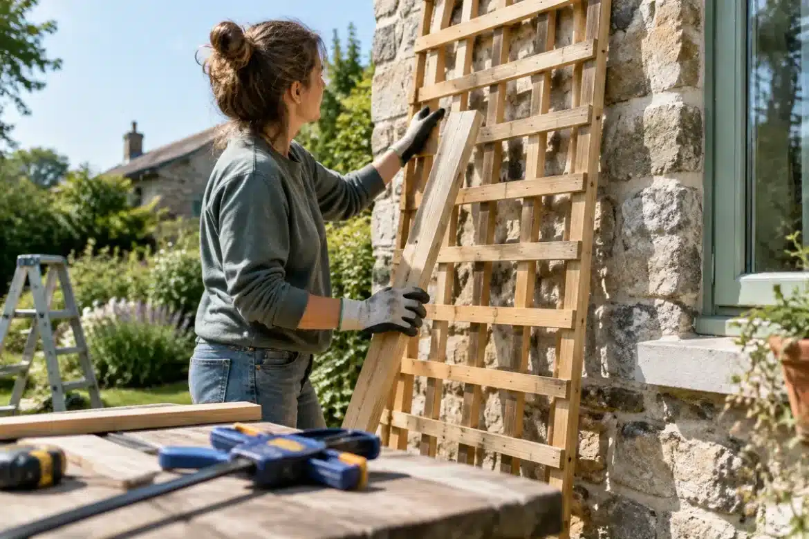 Comment fabriquer un treillis en bois pour 25 $ facilement?