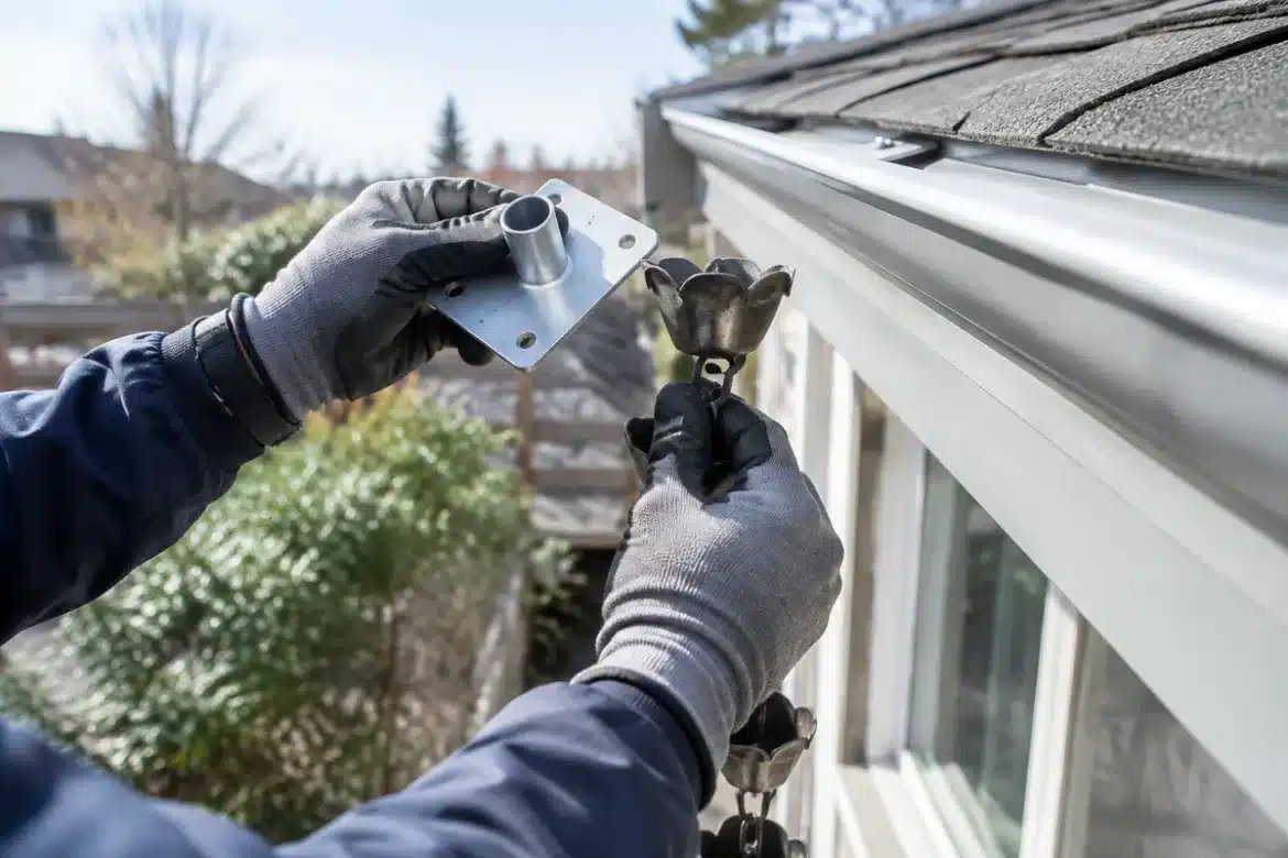 Comment installer une chaîne de pluie facilement et durablement ?