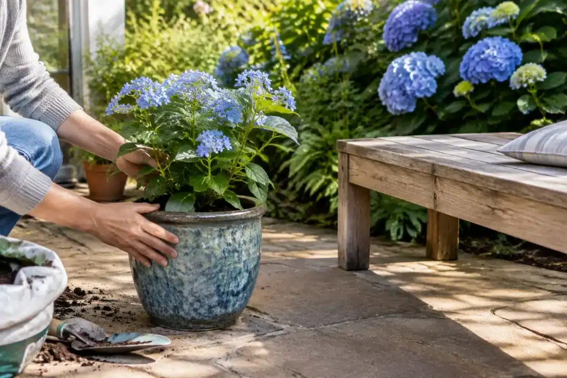 Comment intégrer Ancient Blue, couleur de l'année 2027, dans votre jardin ?