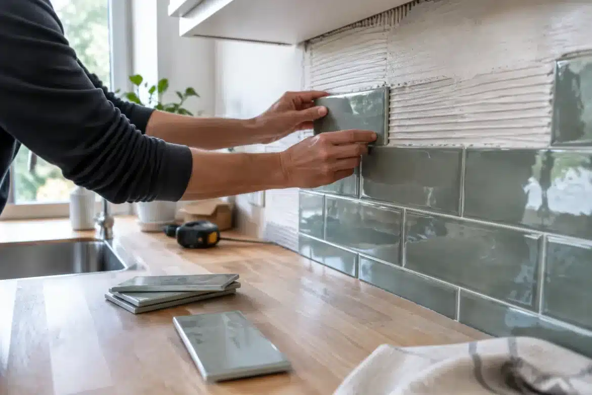 Comment poser une crédence peel & stick dans la cuisine ?