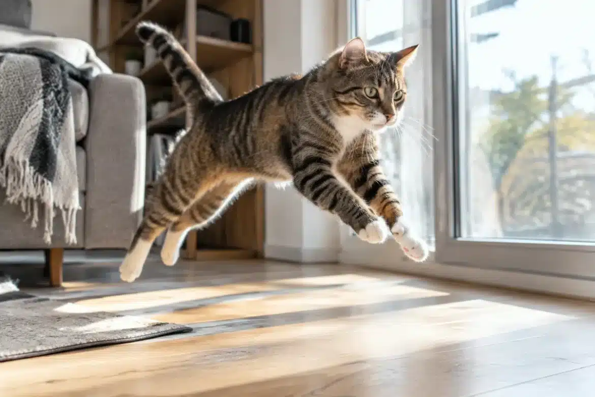 Pourquoi les chats retombent-ils toujours sur leurs pattes ?